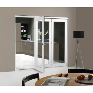 Jci Door Pre Finished 1 Light White Room Divider 2400 x 40mm