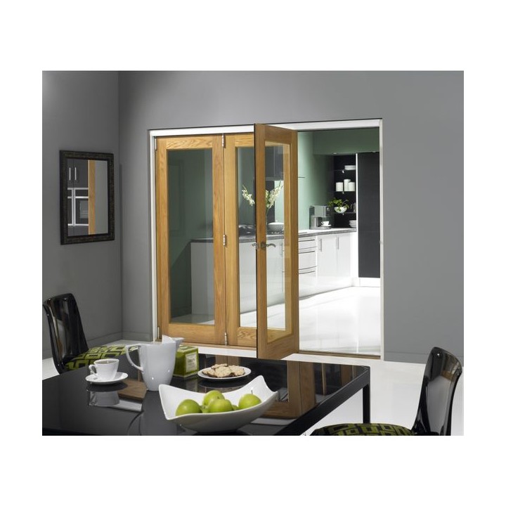 Jci Oak Veneer Folding 1 Light Door 2690mm