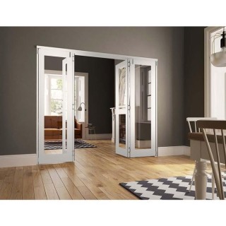 Jci Door Fold Flat Room Divider White 2390mm