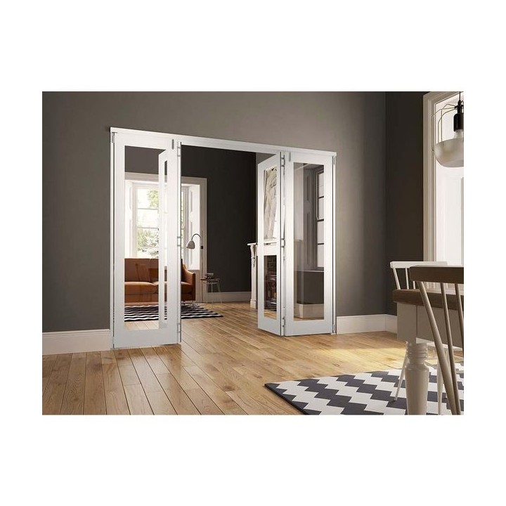 Jci Door Fold Flat Room Divider White 2390mm