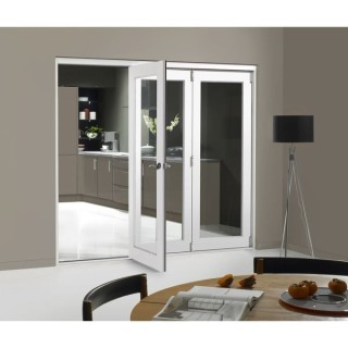 Jci White Pre Finished Folding Room Divider Door 2690mm
