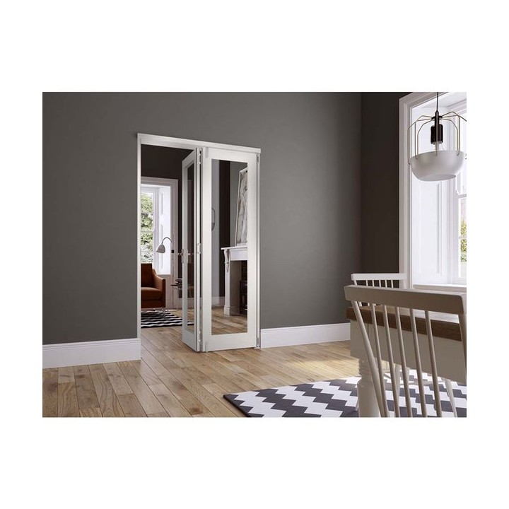 Jci Door Fold Flat Room Divider White 1190mm