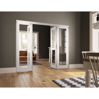 Jci Door Fold Flat Room Divider White 2690mm