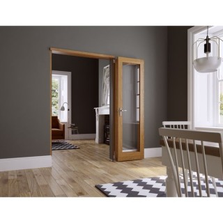 Jci Door Unfinished Oak Fold Flat Set 1500mm