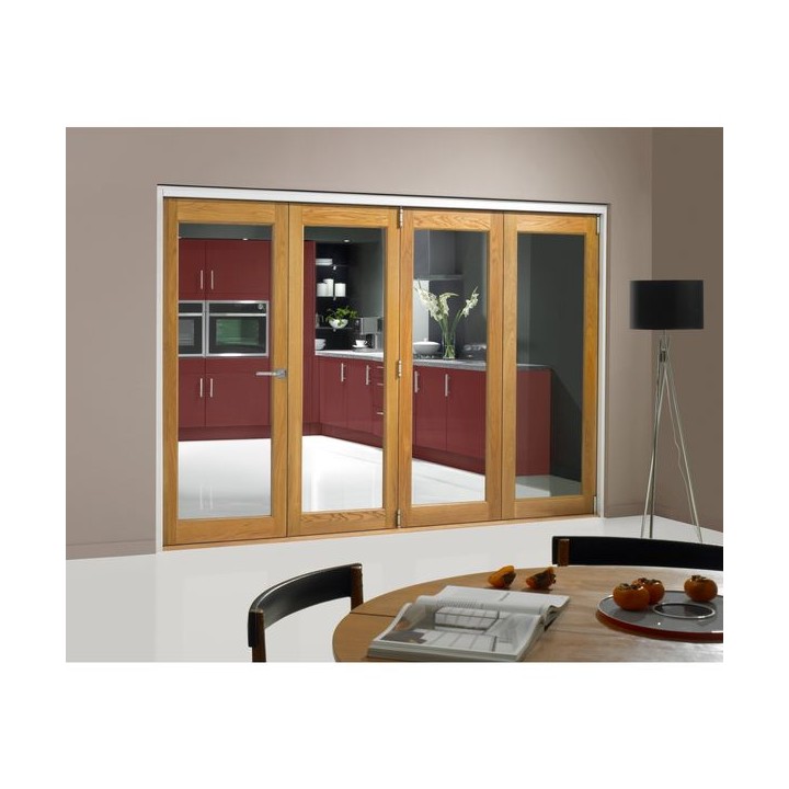 Jci Door Unfinished Oak Veneer 1 Light Room Divider 3000 x 40mm