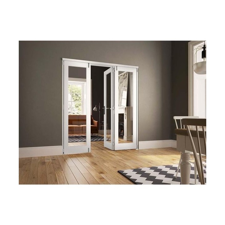 Jci Door Fold Flat Room Divider White 1790mm