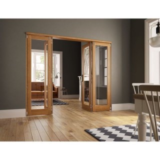 Jci Door Unfinished Oak Fold Flat Set 2700mm