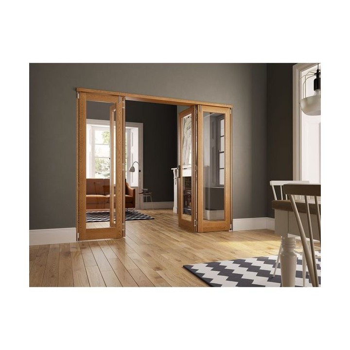Jci Door Unfinished Oak Fold Flat Set 2700mm