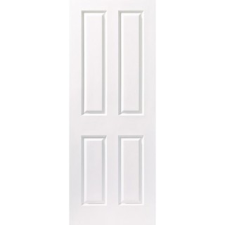 Travis Perkins White Primed 4 Panel Grained Door 1981 x 762 x 35mm