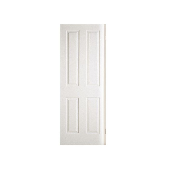 Travis Perkins White Primed 4 Panel Grained Hollow Core Door 2032 x 813 x 35mm