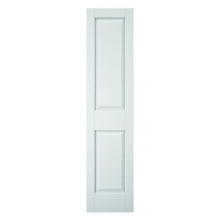 Travis Perkins White Primed 2 Panel Grain Hollow Core Door 1981 x 457 x 35mm