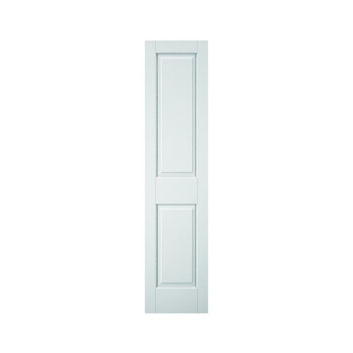 Travis Perkins White Primed 2 Panel Grain Hollow Core Door 1981 x 457 x 35mm