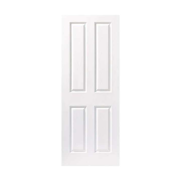 Travis Perkins White Primed 4 Panel Grained Door 1981 x 686 x 35mm