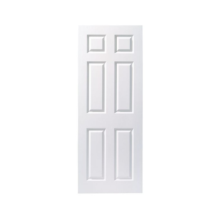 Travis Perkins White Primed 6 Panel Smooth Door 1981 x 686 x 35mm