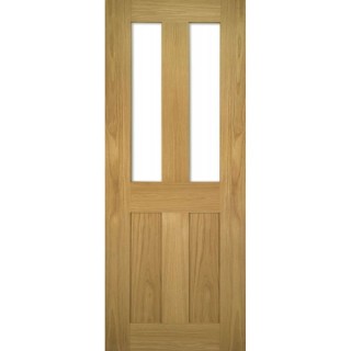 Deanta Eton Unfinished Oak Glazed 2040mm x 826mm x 40mm