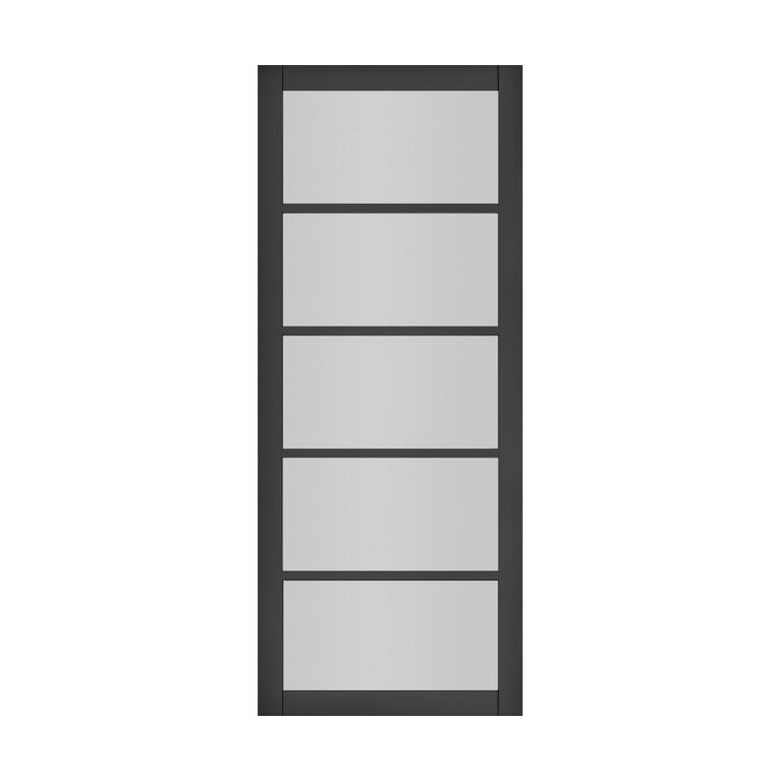 Deanta Shoreditch Black Prefinished Glazed 1981mm x 686mm x 35mm