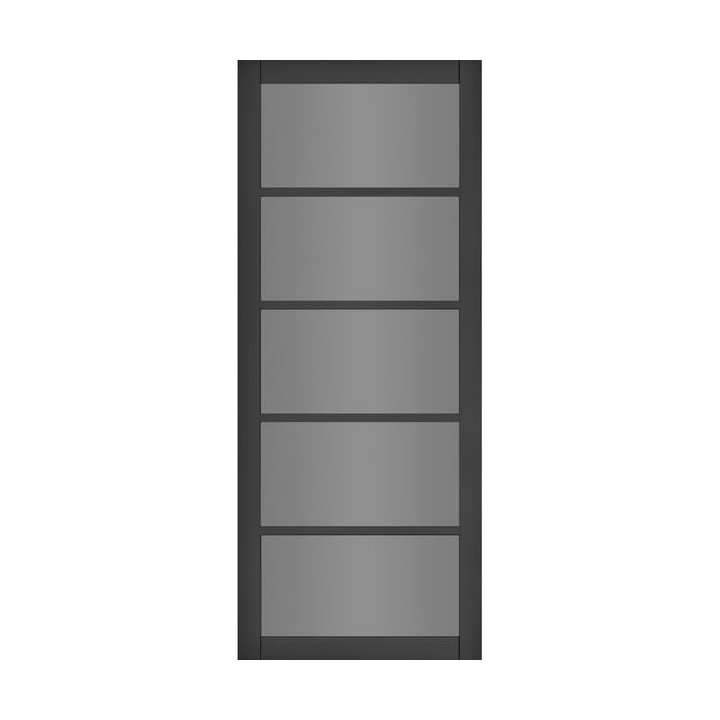 Deanta Shoreditch Black Prefinished Tinted Glaze 1981mm x 762mm x 35mm