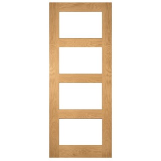 Deanta Coventry Unfinished Oak Glazed 1981 x 838 x 35