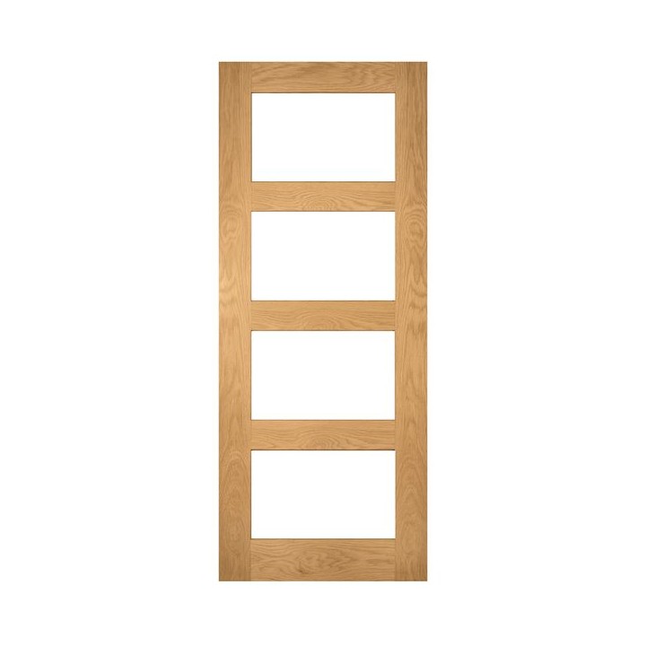 Deanta Coventry Unfinished Oak Glazed 1981 x 838 x 35