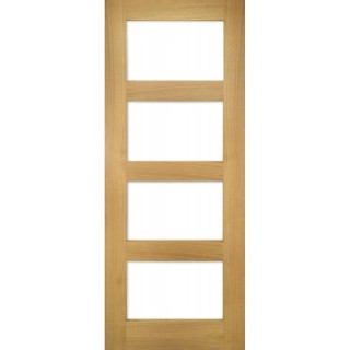 Deanta Coventry Prefinished Oak Glazed 2032mm x 813mm x 35mm