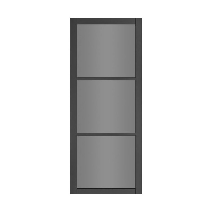 Deanta Camden Black Prefinished Tinted Glaze 2040mm x 726mm x 40mm