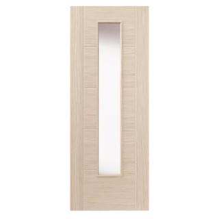 JB Kind Ivory Internal Laminate Prefinished Glazed Door 1981 x 838 x 35mm