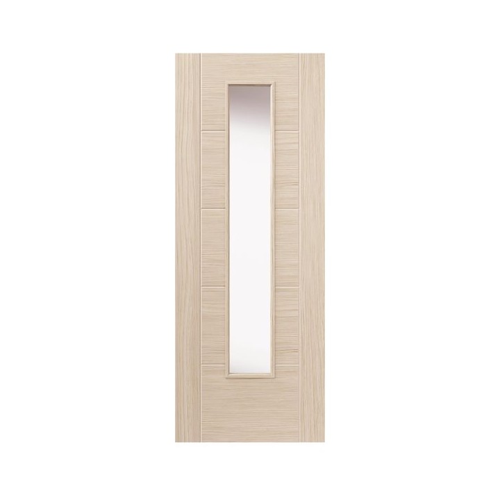 JB Kind Ivory Internal Laminate Prefinished Glazed Door 1981 x 686 x 35mm