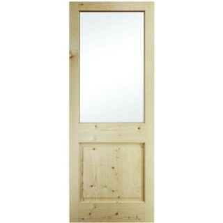 2XG Pine Double Flemish Glazed Door 1981 x 762 x 44mm