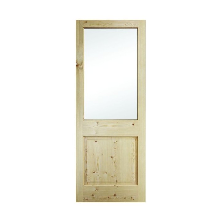 2XG Pine Double Flemish Glazed Door 1981 x 762 x 44mm