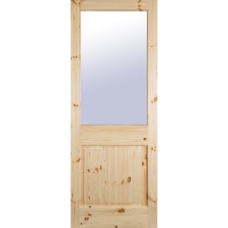 2XG Pine Double Flemish Glazed Door 1981 x 838 x 44mm
