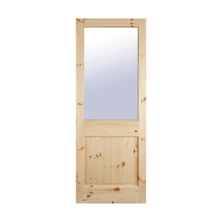 2XG Pine Double Flemish Glazed Door 1981 x 838 x 44mm