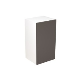 Flatpack Wall Unit Super Gloss Graphite Slab 400mm - FKKF0412