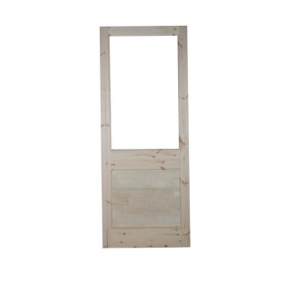 External 2XG Unglazed Door Wooden Grey