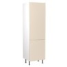 Flatpack 70 30 Fridge Freezer Tower Super Gloss Cashmere Slab 600mm - FKKF0122