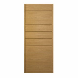 Oslo External Oak Veneer Door 2032 x 813 x 44mm and Frame