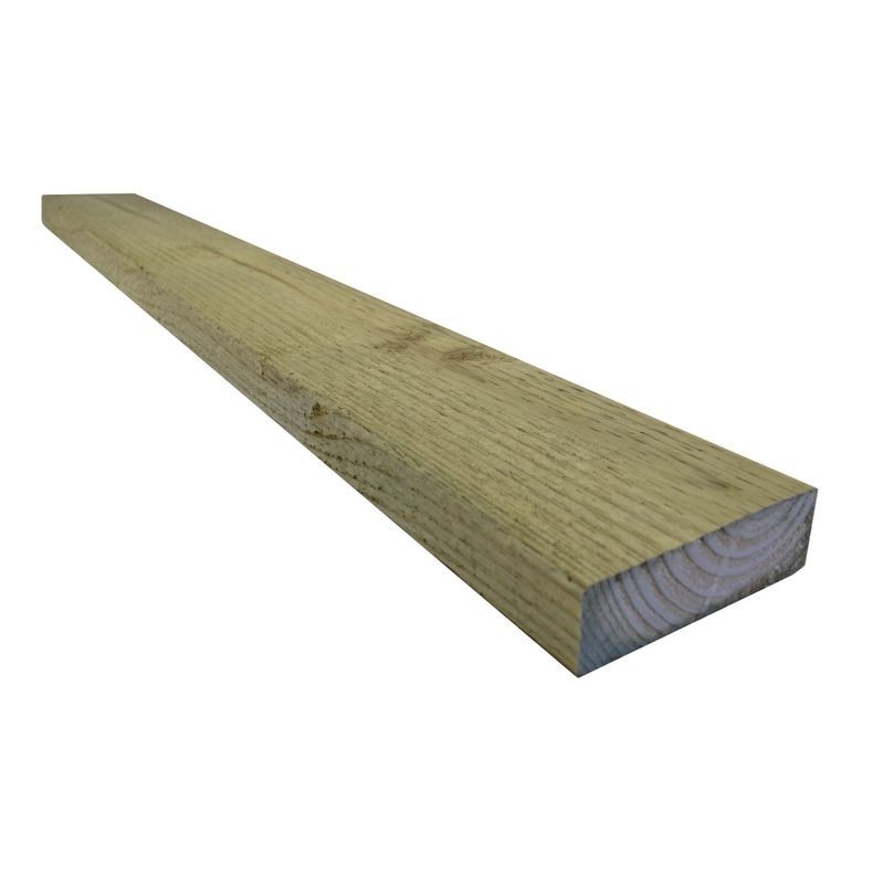 Bsw Treated Incised UC4 Hg C16 Regularlised Deck Joist Green 47 x 150mm x 3.6m
