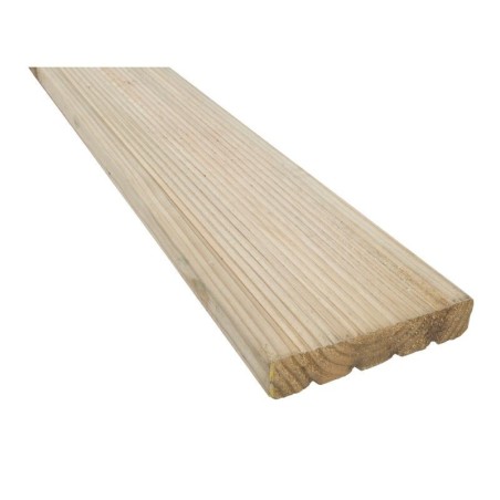 Bsw Green Treated Decking 29 x 124mm x 3.0m