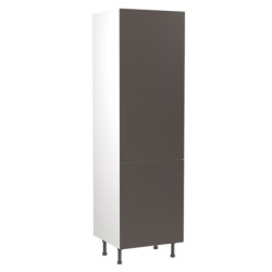 Flatpack Larder Unit Ultra Matt Graphite Slab 600mm - FKKF0934
