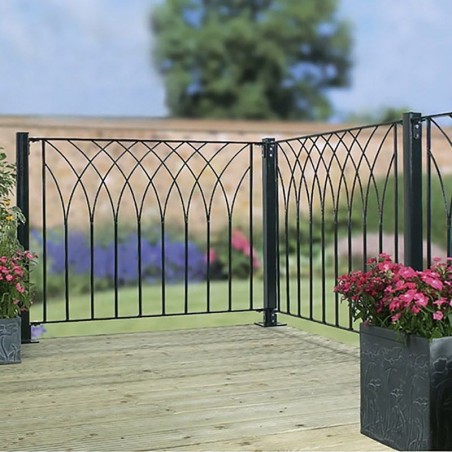 Nova Black Decking Panel 1130mm Wide x 813mm High LPNB