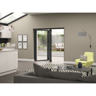 External Aluminium Bifold Grey Right Opening 1790 x 2090mm High