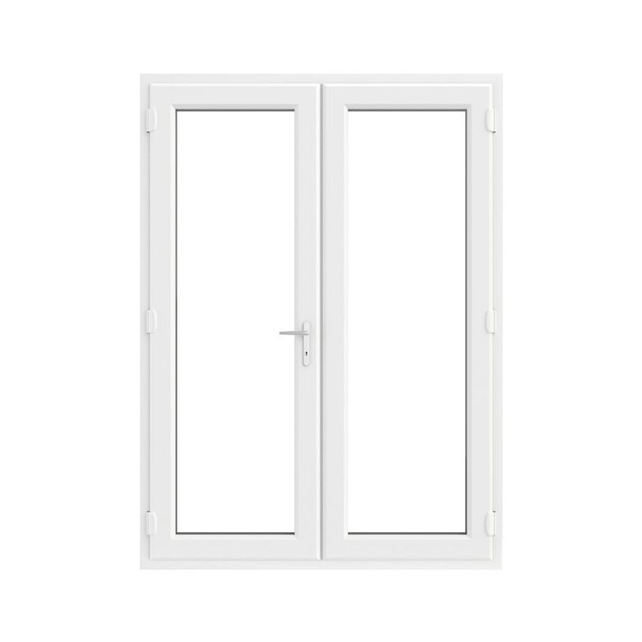 Crystal French Doors White 2055 x 1690 x 70mm