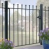 Manor Low Flat Top Single Metal Gate 1067mm GAP x 915mm High Zinc & Powder MAZP05 5