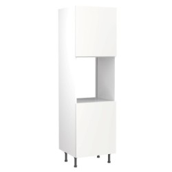 Flatpack Single Oven Tower Super Gloss White Slab 600mm - FKKF0031