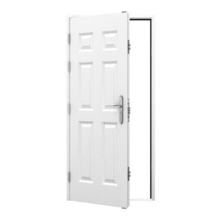 Lathams 6 Panel Steel Door 995 x 2020mm Lh Outward