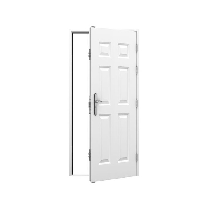Lathams 6 Panel Steel Door 845 x 2020mm Rh Outward