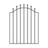 Manor Low Bow Top Single Metal Gate 955mm GAP x 1041mm High Zinc & Powder WESC