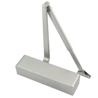 Eclipse 93 Series adjustable door closer Silver