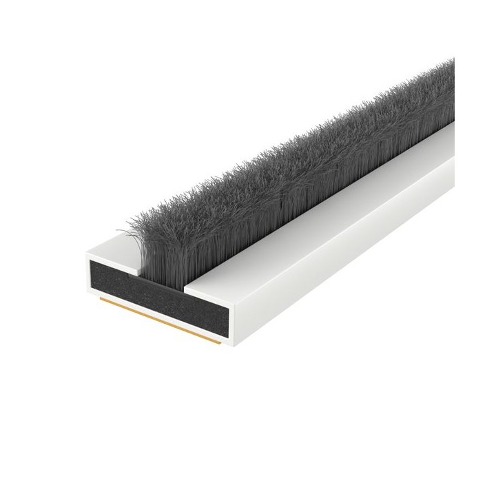 4FireDoors Intumescent Fire & Smoke Seal Single Door Pack White 15 x 4mm