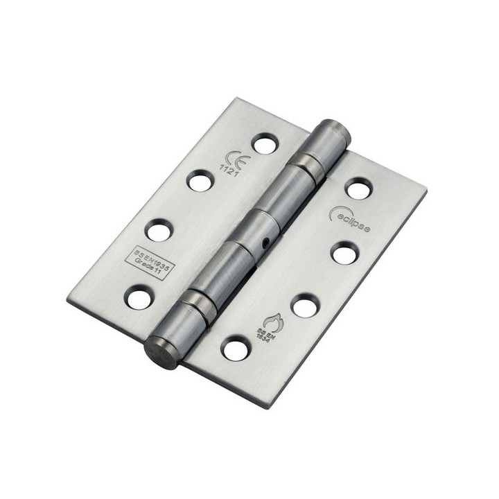 Eclipse Grade 11 Fire Hinge Satin Chrome