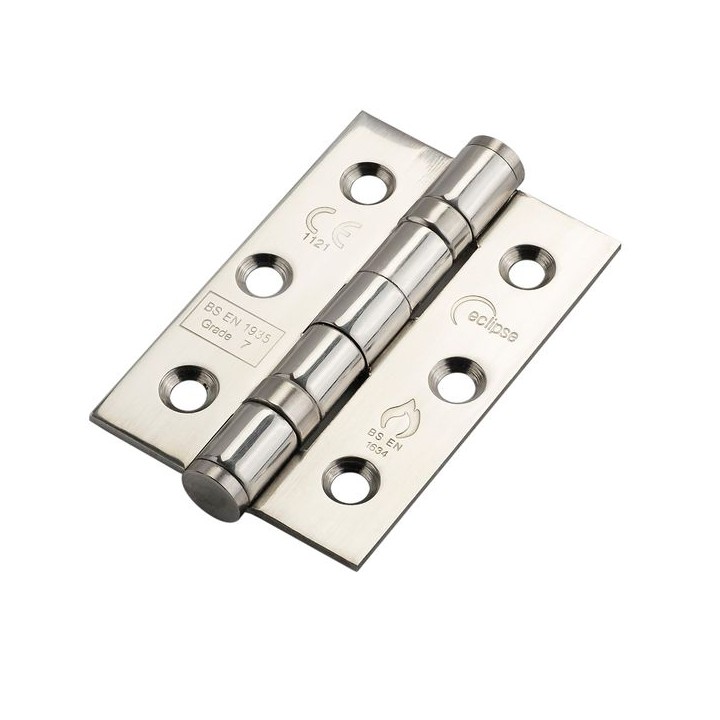 Eclipse Grade 7 Fire Hinge Polished Stainless Steel